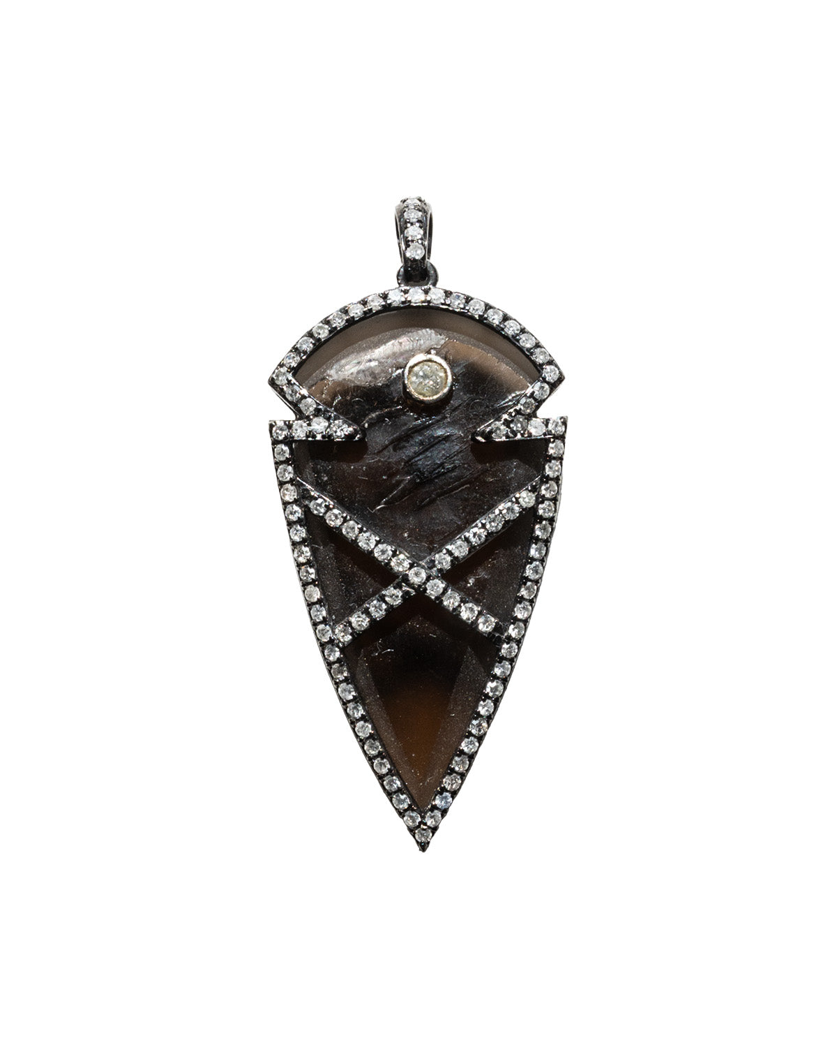 Luxana : Smoky Quartz & White Diamonds