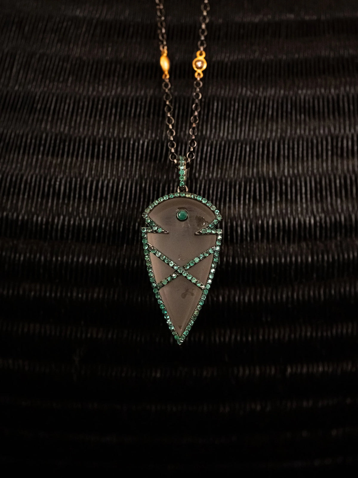 Luxana : Clear Quartz & Emeralds