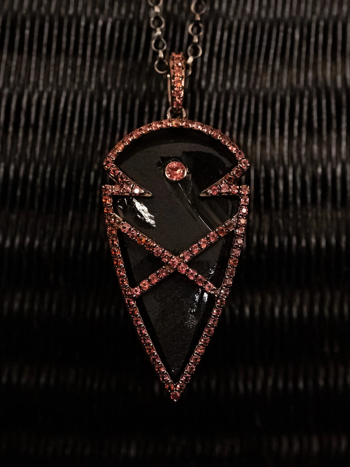 Luxana : Obsidian & Garnets