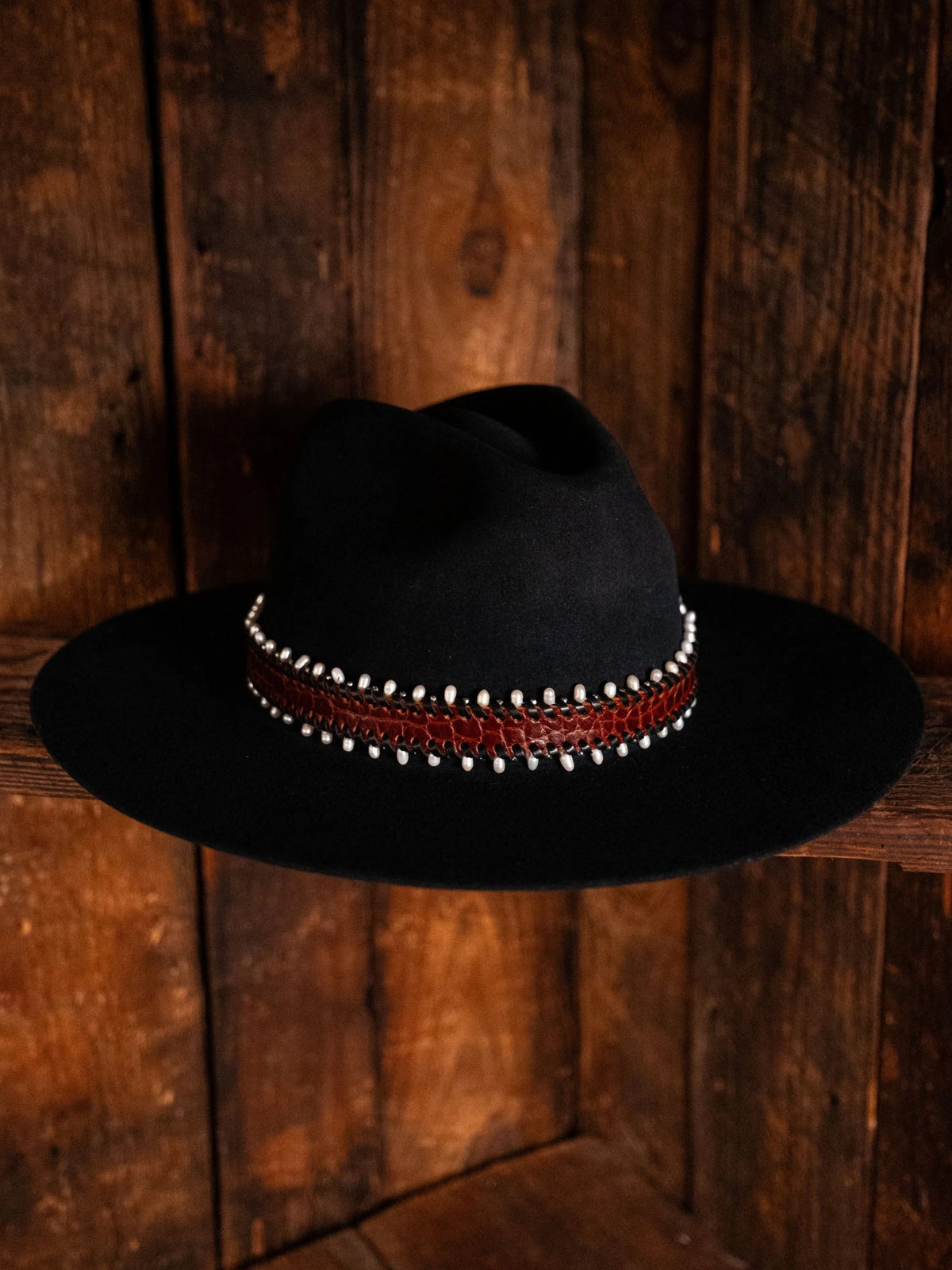Reversible : Pearl + Red Suede