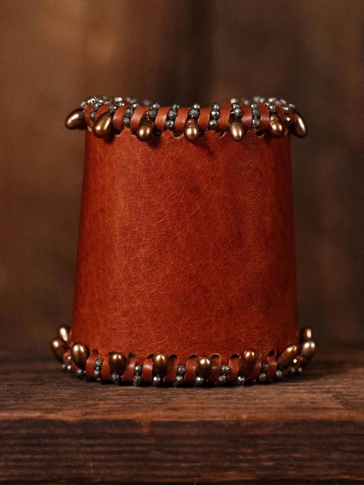 Triptych IX : Brown Pearls (large)