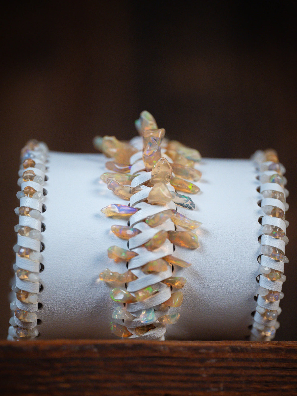 Triptych III : Ethiopian opals