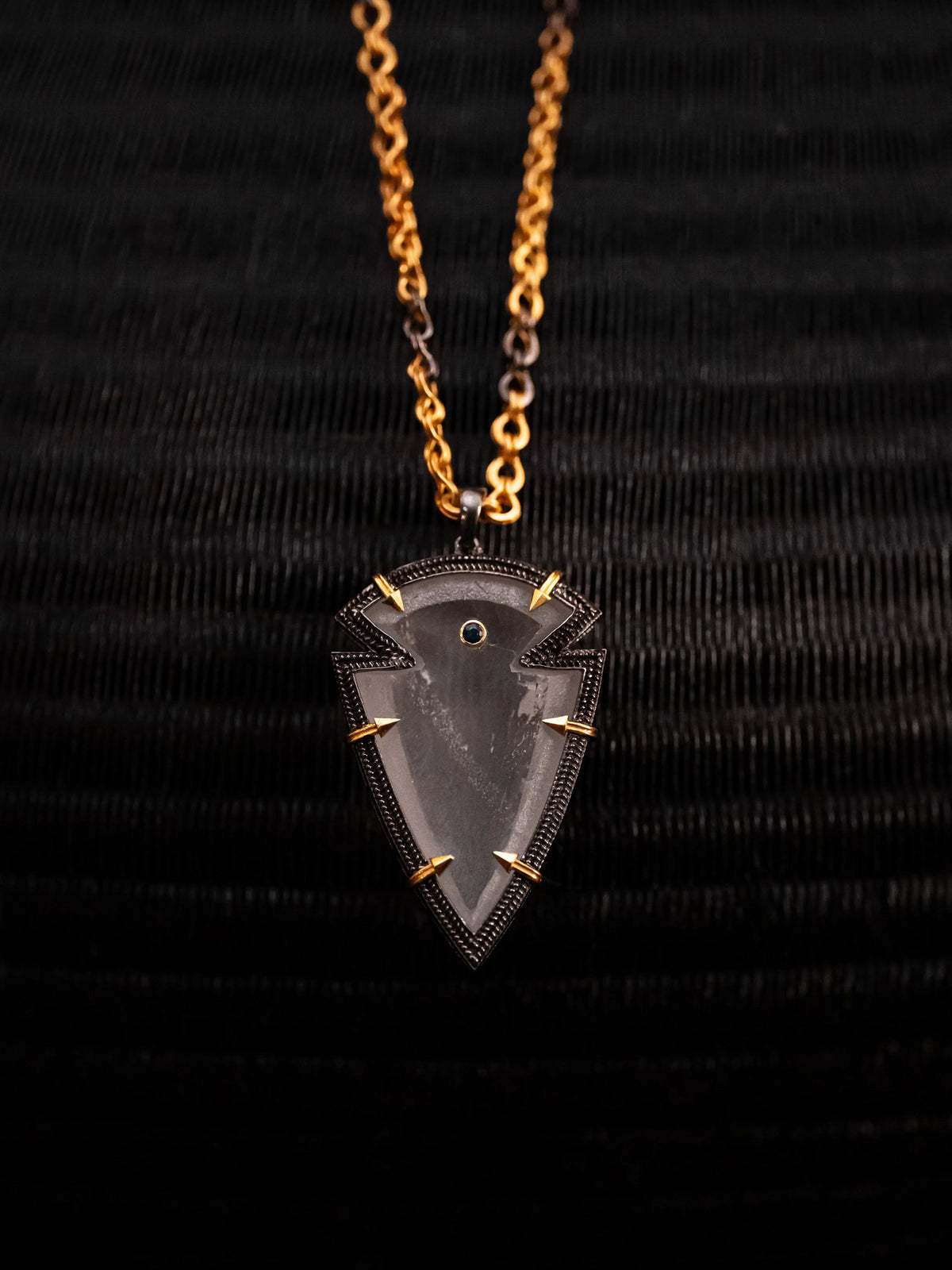 Fortis (Grande): Clear Quartz & Blue Sapphire