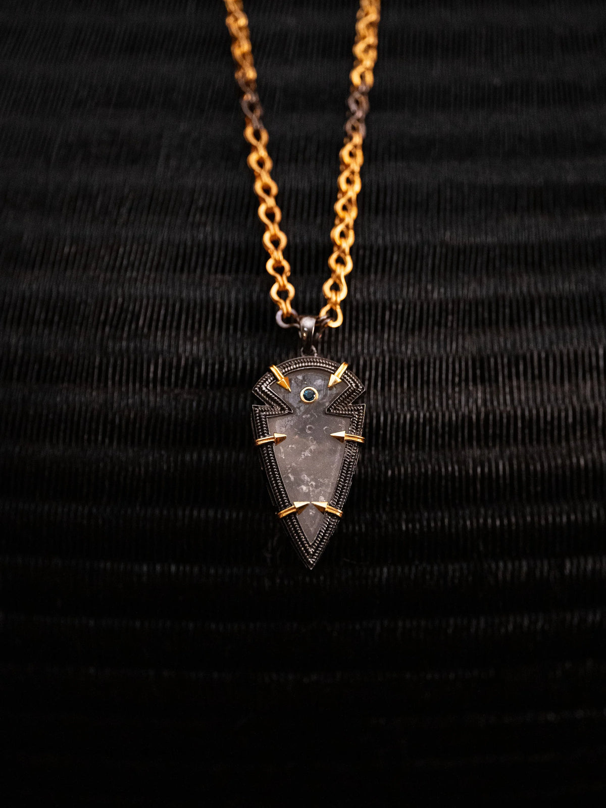 Fortis (Petite): Clear Quartz & Blue Sapphire