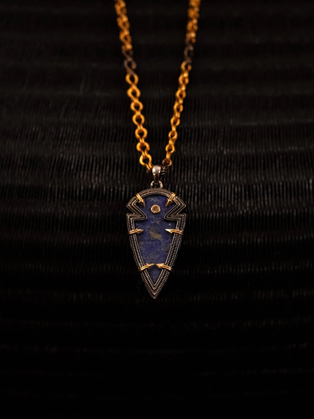 Fortis (Petite): Lapis & Champagne Diamond