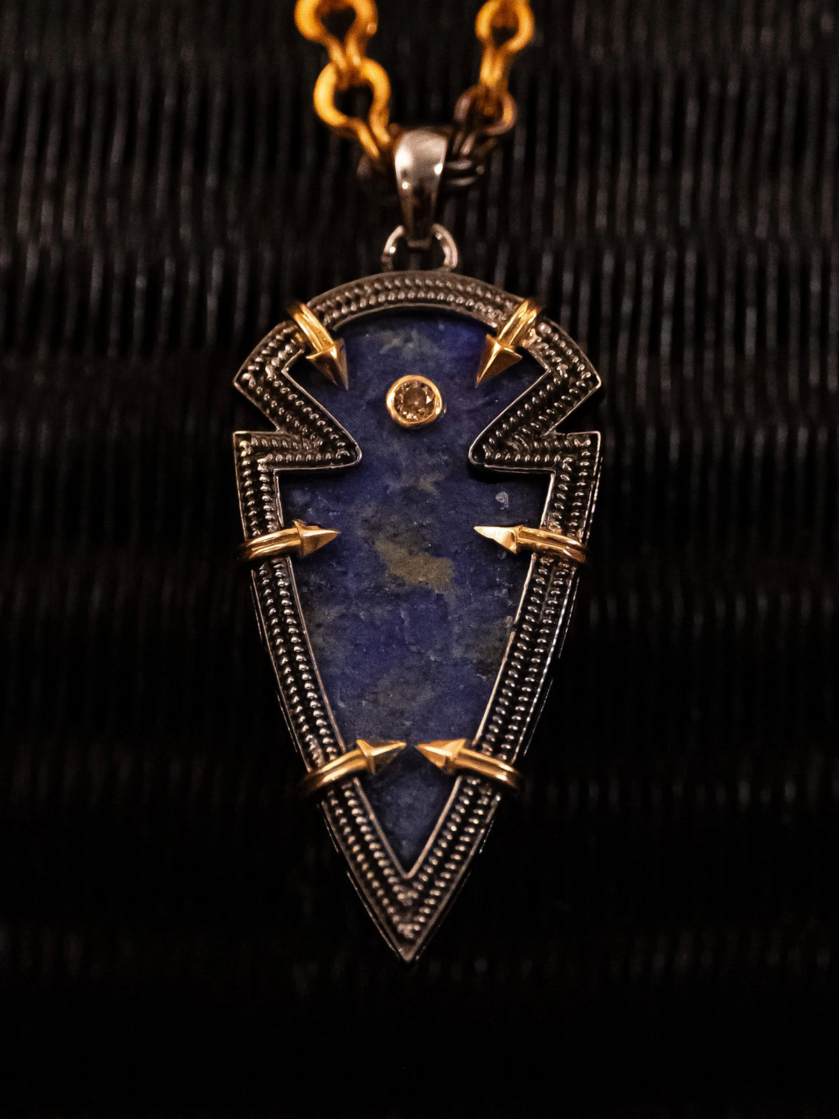 Fortis (Petite): Lapis & Champagne Diamond