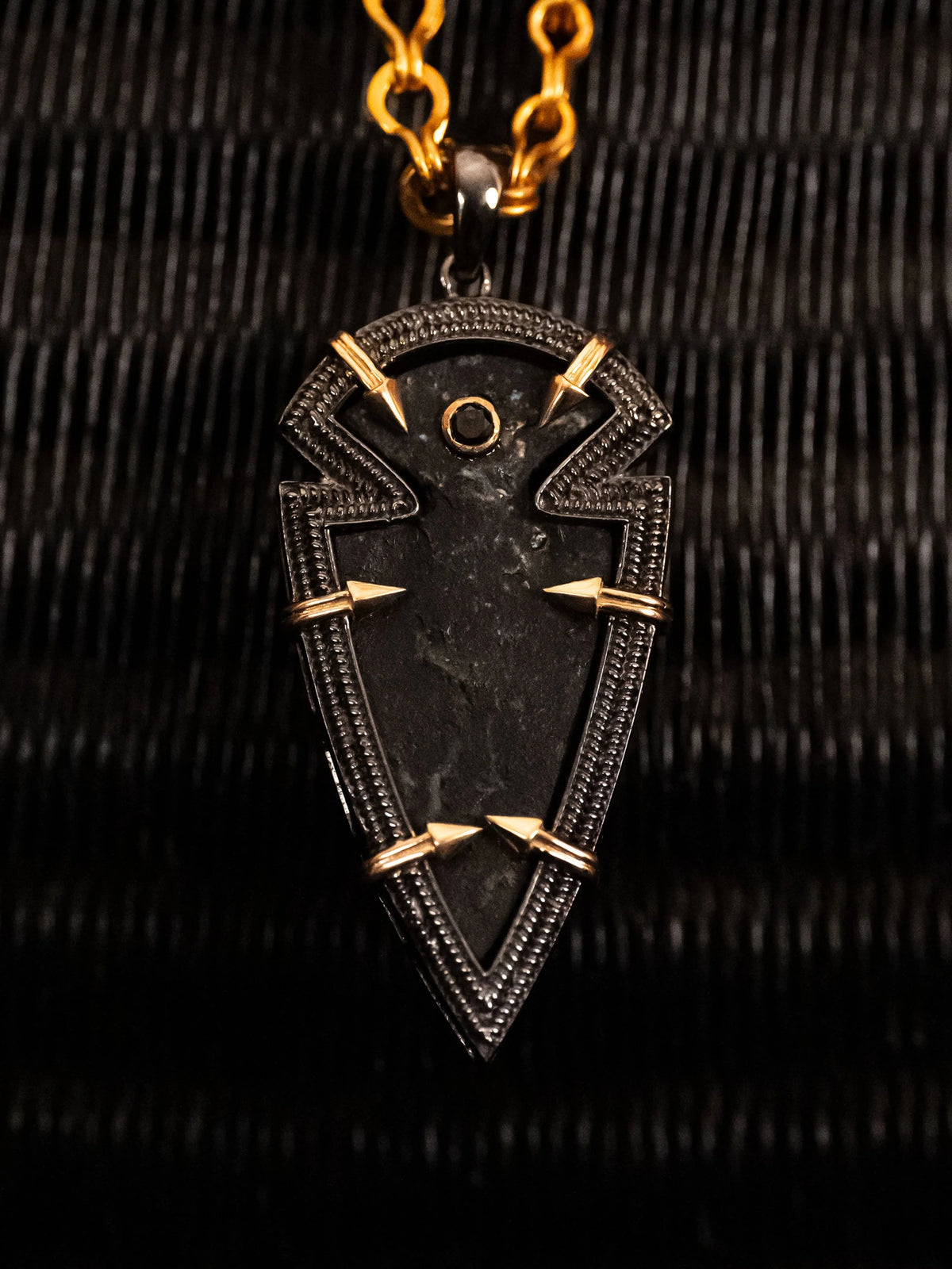 Fortis (Petite): Obsidian & Black Diamond