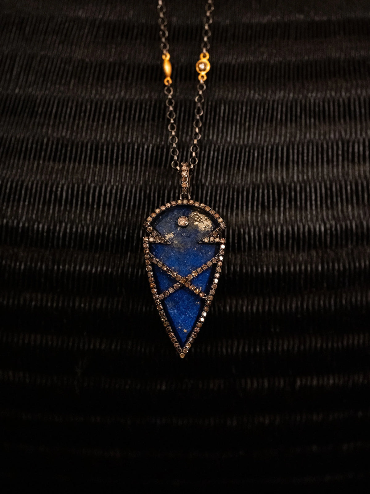 Luxana : Lapis & Champagne Diamonds